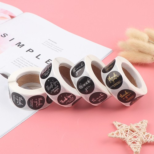 500Pcs/roll Thank You Adhesive Label Stickers For Scrapbooking Cupcakes Dec.we - Picture 10 of 16