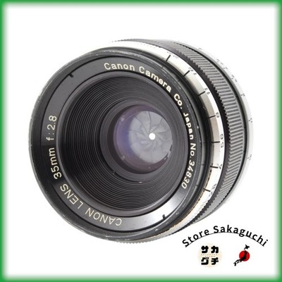 Canon キャノン 35mm F2 Leica Lマウント L39 Vintage Mint] Canon 35mm f2.8 LTM L39 Leica Screw Mount Lens From