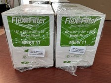 NEW FlexFilter MERV 11 Fits 16”x25”x5” Filters 2PK (C5)