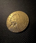 1909 Indian Head Half Eagle Coin Native American Head Business Strike