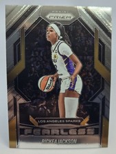 2025 Panini Prizm WNBA Rickea Jackson Fearless #2 Los Angeles Sparks Insert SP