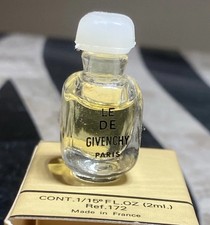 Vintage Le Eau De Givenchy Paris France Perfume Mini 2 ml 0.06 Fl Oz New 1960s