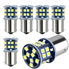 12V 1156 LED Light Super Bright White 1141 1003 BA15S Single Filament Base Re...