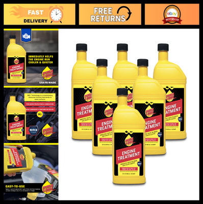 Engine Treatment Oil Additive | 32 oz, 6-Pack | Improve Performance & Reduce Wea