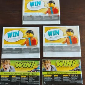 lot of 5 Minecraft and Chima instruction booklets