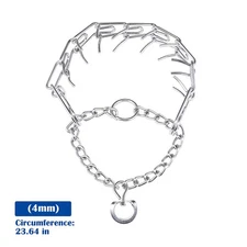 Effective Pinch Dog Training Collar Spike Necklace Safe Adjustable Detachable US