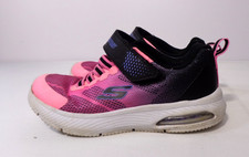 Skechers Girl's Dyna-Air Sneaker in Black and Pink Color Shoes Size 12