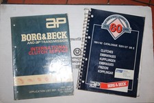2 BORG & BECK TRANSMISSION CLUTCH PARTS CATALOGUES 1963-81 & 1960S-1992