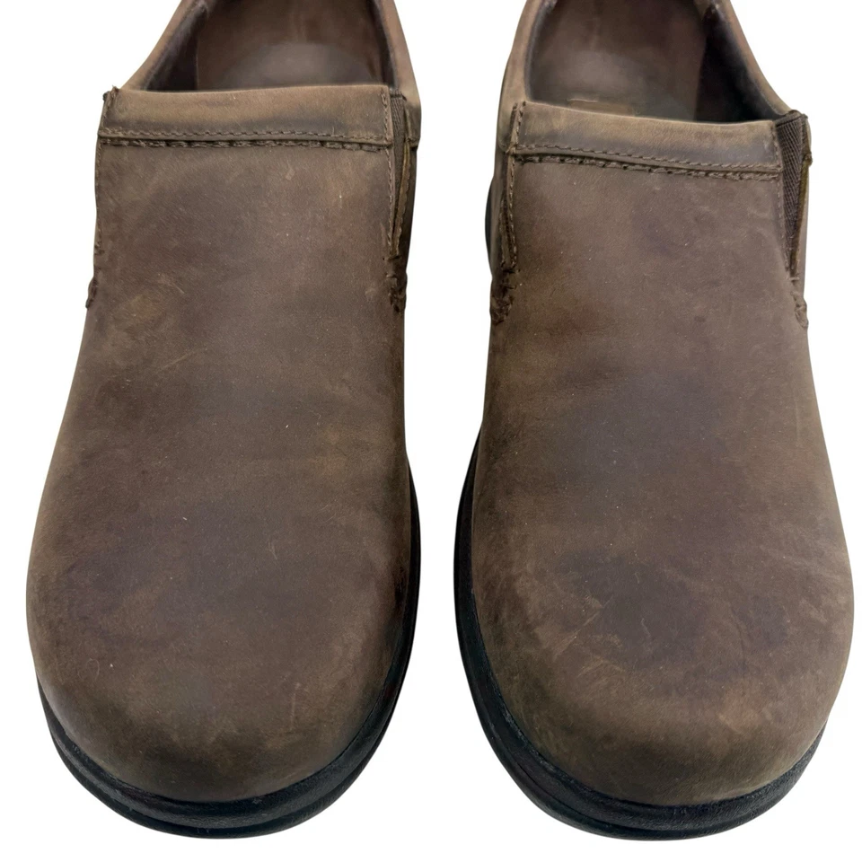 Mocasines sin cordones Dansko Wynn para hombre talla 46 EE. UU. 13 cómodos cuero marrón trabajo informal Foto 3 de 4
