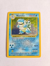 Pok mon TCG Blastoise Base Set Holo Unlimited Rare Card 2/102