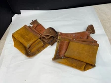 Action Leathercraft Tool Belt Genuine Brown Leather