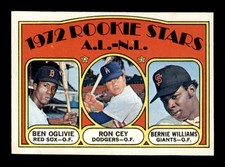 1972 Topps #761 Ben Oglivie/Ron Cey/Bernie Williams AL/NL Rookies NM X3563448