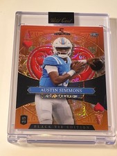 2026 Wild Card Draw- Austin Simmons 2/5 Rookie RC Ole Miss #SDPH-ASN. rookie card picture