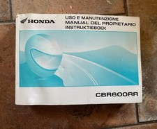 Manuale uso e manutenzione Honda CBR 600 RR