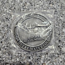 1994 John Deere Waterloo Works Service Recognition Medallion