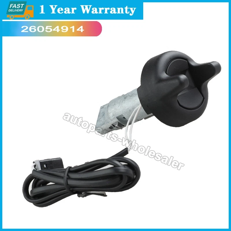 Cilindro de bloqueo de encendido para Buick Century Regal 1997-2004 26054914 con 2 llaves Foto 4 de 4