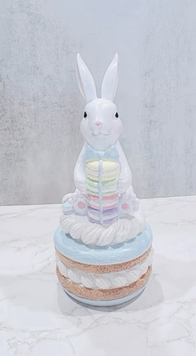 🐰New Sweet Treats Easter Bunny Macaroon Figure