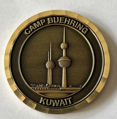 CAMP BUEHRING KUWAIT TOWERS CHALLENGE COIN