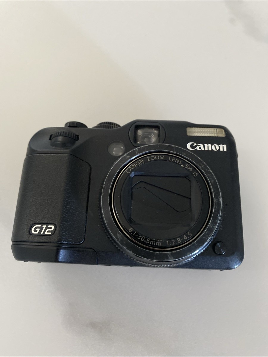 极美品 Canon PowerShot G12 キャノン Canon PowerShot G12 10.0MP Digital Camera - Black for sale