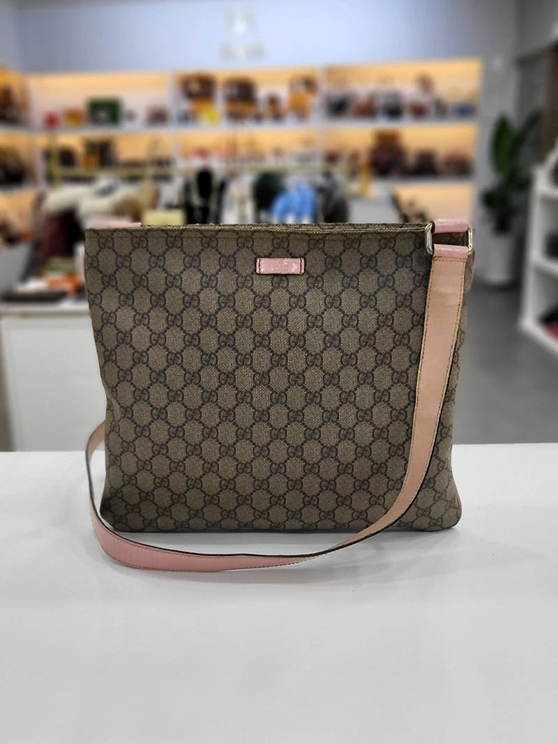 Sac bandoulière messager PVC logo Gucci GG 201446 133517229