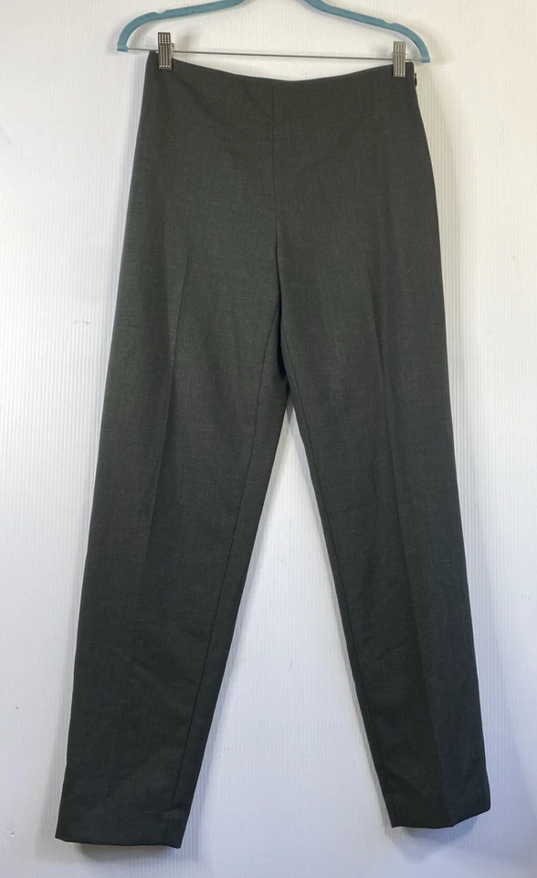 Ann Taylor Pant Suit Size 6 Zip Close Jacket Lined Straight Leg Hi Rise Pant NWT - Image 3 of 4
