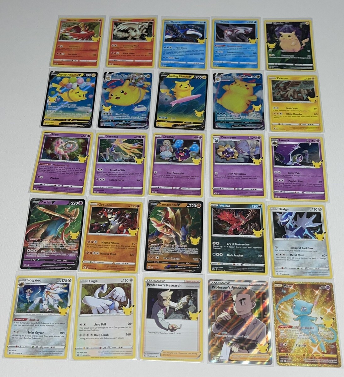 Pokémon Celebrations 25th Anniversary Complete Set All 50 Pokémon Celebrations 25th Anniversary Complete Set All 50