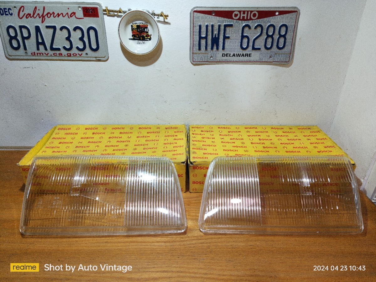 ベンツ　W126ヘッドライト イーグルアイ 500SEL 560SEL Mercedes Benz W126 SE SEL 560SEL 500SEL 380 Euro Headlights Lens