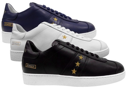 Scarpe Pantofola d'Oro Bomber uomo men scarpe Shoes Sneakers 100% pelle  BBR3WU | eBay