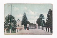 Printed Postcard, The Cemetry Gates, Bournemouth