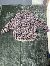 VTG Guess by Georges Marciano Button Up Colorful Long Sleeve Shirt Sz Medium USA