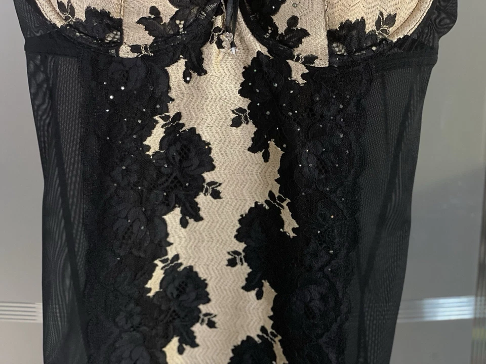 Victoria’s Secret Seducción Corsé Liguero Encaje Slip 36C Nuevo con Etiquetas Foto 4 de 4