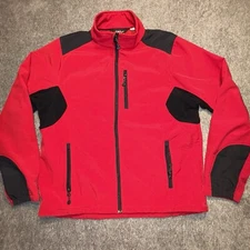 BLACK DIAMOND Soft Shell Fleece Lined Jacket Mens Black And Tan Size X Large