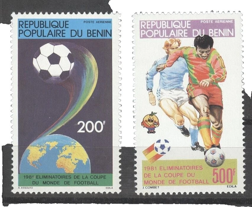 Benin Independent Nation Sports Postal Stamps