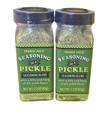 2x Trader Joe's SEASONING IN A PICKLE Set EXPIRES APRIL 2026