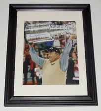 SCOTTY BOWMAN AUTOGRAPHED 8X10 COLOR PHOTO (FRAMED & MATTED) - DETROIT RED WINGS
