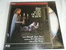 SEALED 2 CD VIDEOS Britten THE TURN OF THE SCREW 1982 UK Philips 070500-1 Unitel