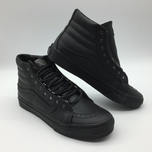 Vans Men Women S Shoes Sk8 Hi Slim Rivet Gunmetal Black Please