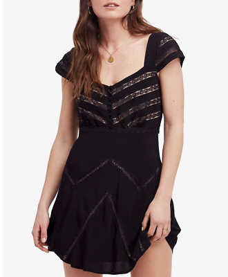 flare mini dress with sleeves FLARE SHORT SLEEVE CREW NECK MINI DRESS