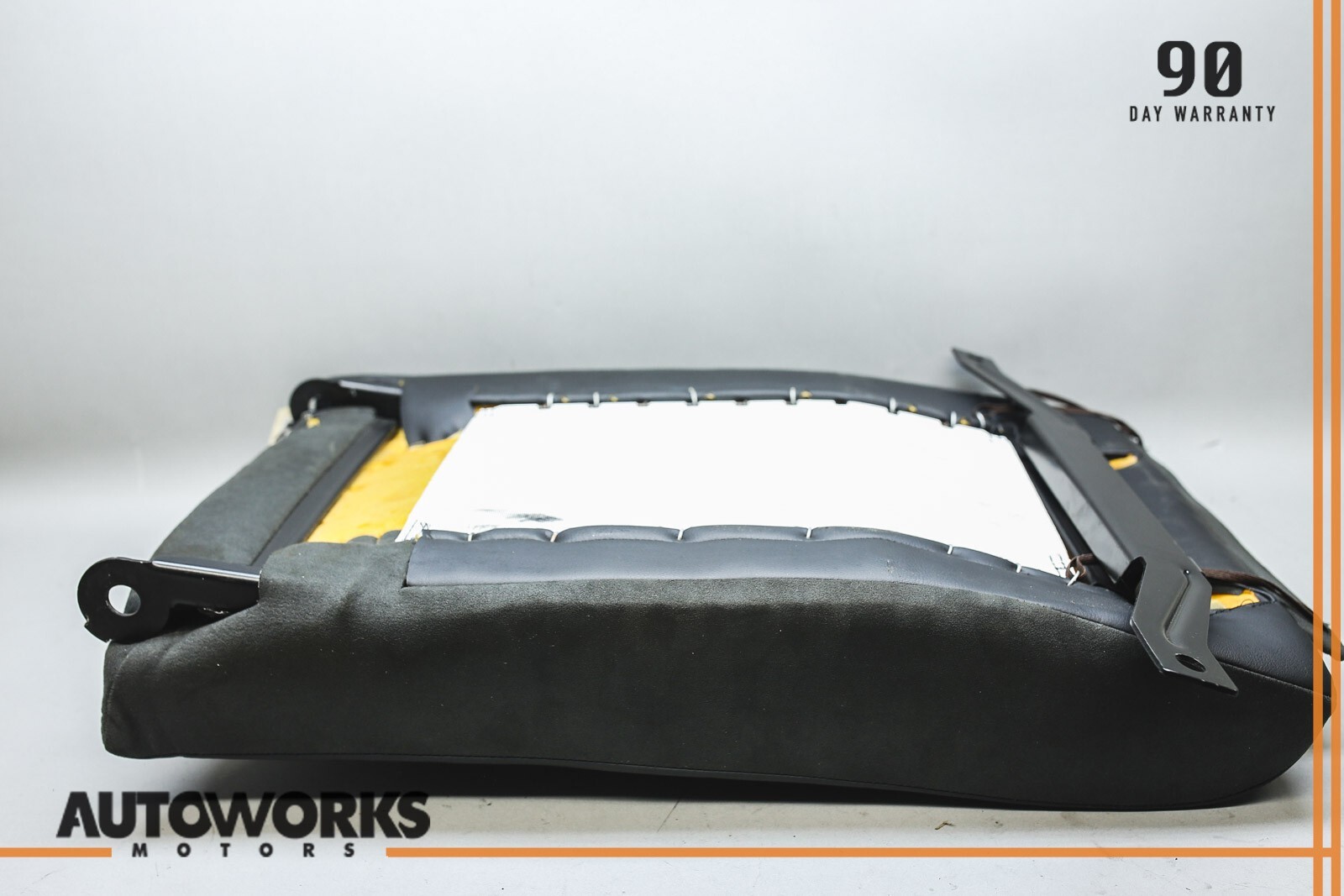 03-08 Maserati Quattroporte M139 Rear Right Top Upper Seat Cushion Black OEM