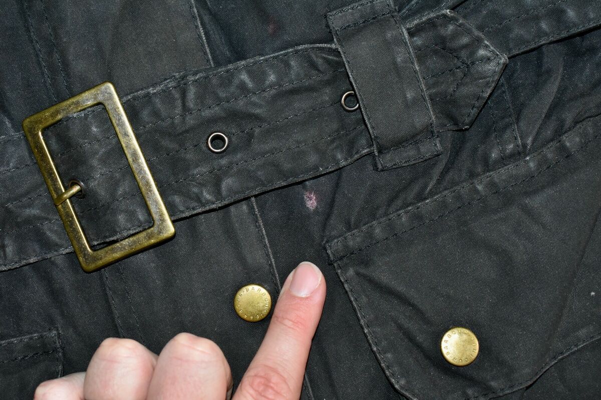 Womens BARBOUR International Black Wax Motorcycle Jacket Womens BARBOUR International Black Wax Motorcycle Jacket