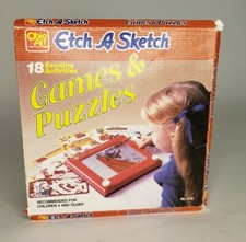 Vintage Ohio Art Etch A Sketch Games and Puzzles No. 516 Car Games
