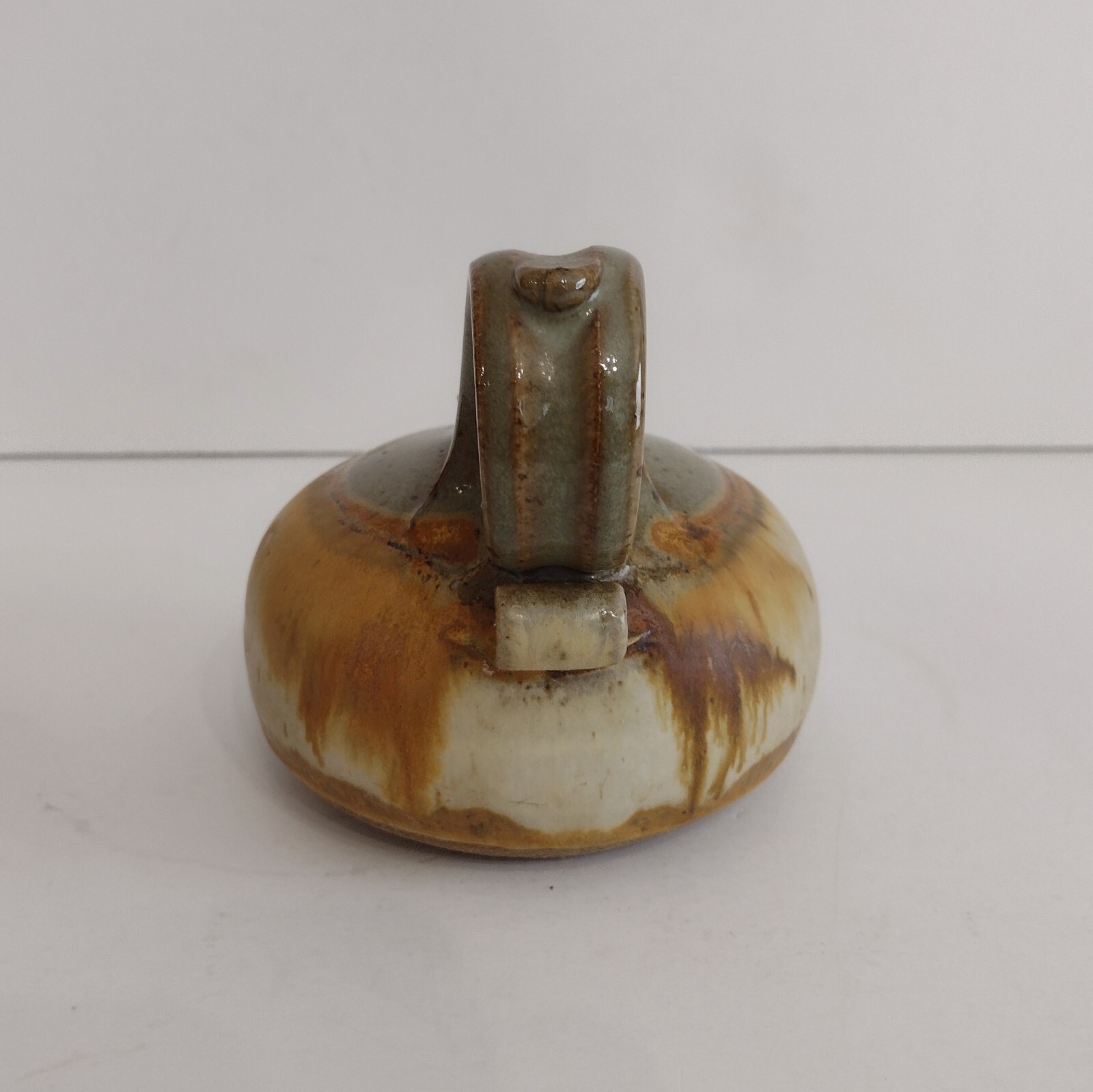 Vintage Chamberlain Pottery Clear Lake Iowa Pottery Clay Oil Lamp