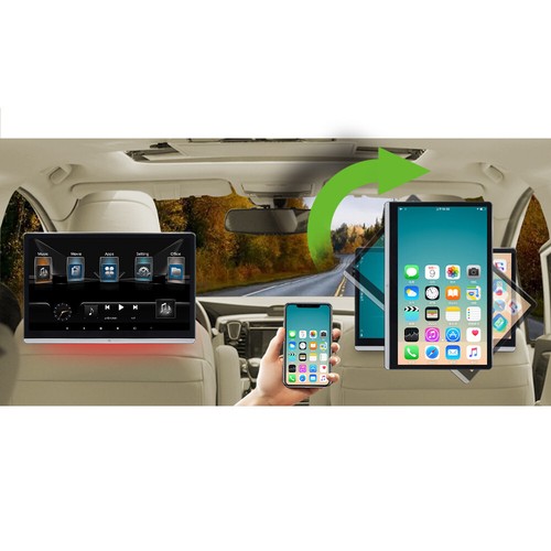 14'' Android 12 Headrest Monitor Video Player Car TV Touch Screen WiFi FM BT - Picture 23 of 24
