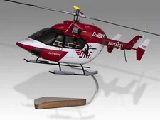 Airbus Helicopters Kawasaki BK117 DRF Stiftung Luftrettung Wood Model Large 1/24