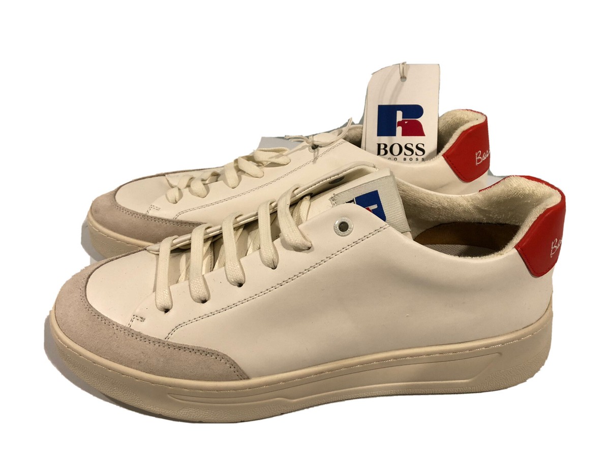 美品✨BOSS×RUSSEL ATHLETIC コラボ パーカ XS BOSS X Russell Athletic Sneakers Sporty Leather Lace-up