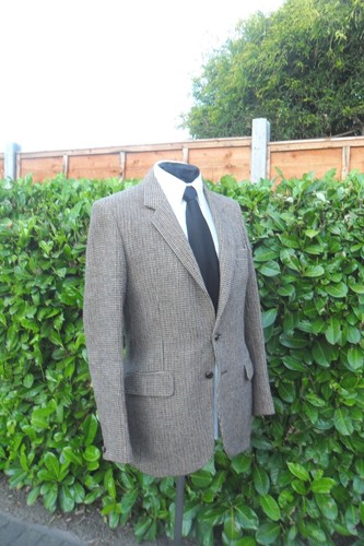 MENS DUNN & CO GENUINE HARRIS TWEED HACKING STYLE JACKET 38" SUBERB CONDITION - Picture 3 of 12