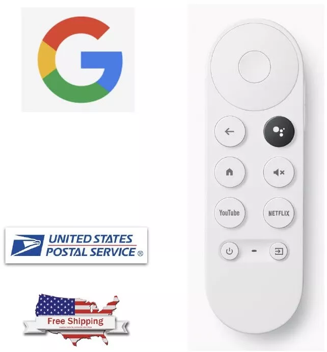 Genuine OEM Replacement Voice Remote Only for Chromecast with Google TV