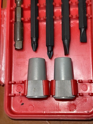 Sears Craftsman USA 2565 Power Screwdriver Bit Set 9-2565 1/4" Hex Complete - Picture 4 of 7
