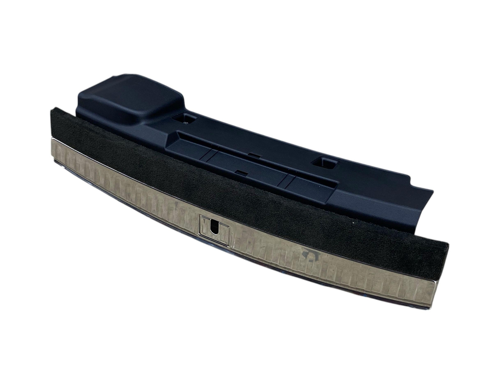 16 - 20 BENTLEY BENTAYGA OEM REAR SILL SCUFF PLATE TRIM CARRIER LOCK COVER PANEL