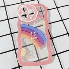 iPhone 14 Pro Phone Case Wave Shape Cover Cute Cartoon  Buy One get One Free  